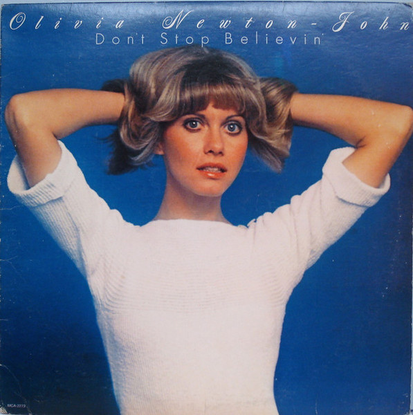 Olivia Newton-John - Don't Stop Believin' (LP, Album, Glo)