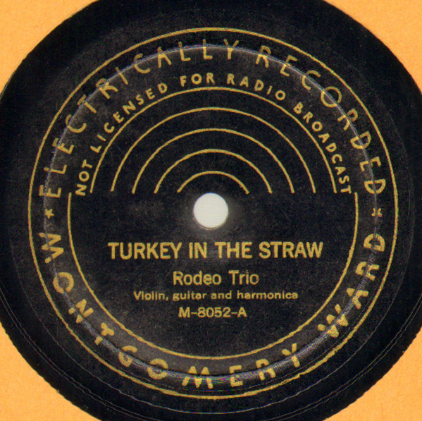 Rodeo Trio / Frankie Marvin - Turkey In The Straw / The Girl I Left Behind (Shellac, 10")