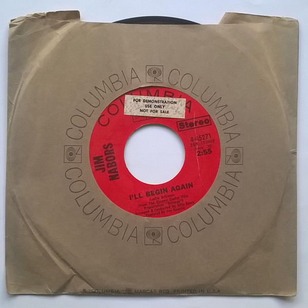 Jim Nabors - I'll Begin Again (7")
