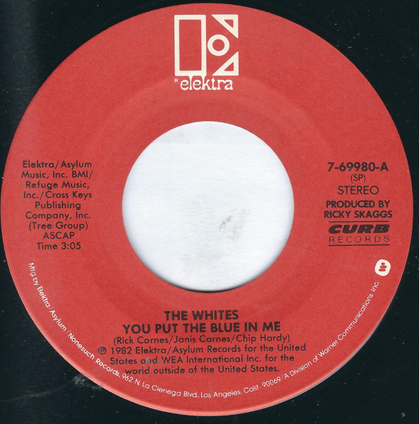 The Whites - You Put The Blue In Me / Old River (7", Single, Spe)