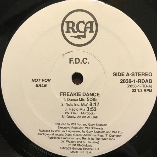 F.D.C. - Freaky Dance (12", Promo)