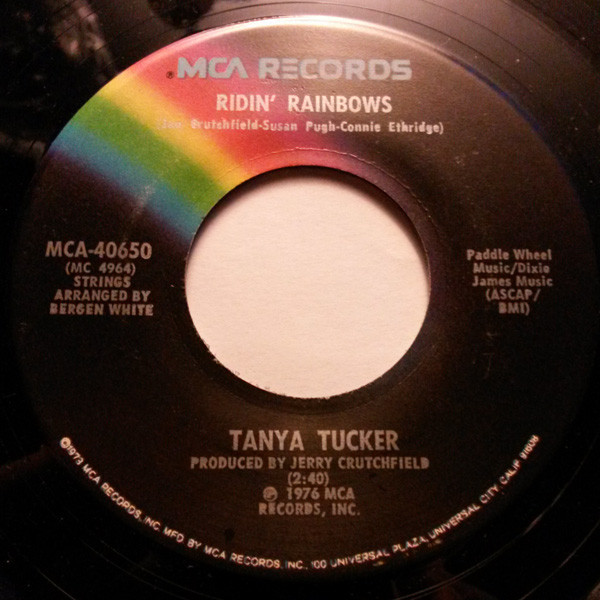 Tanya Tucker - Ridin' Rainbows / Short Cut (7", Single, Glo)