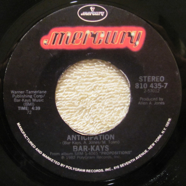 Bar-Kays - Anticipation (7")