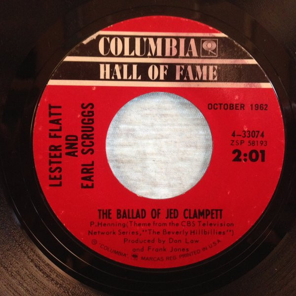 Lester Flatt And Earl Scruggs* - The Ballad Of Jed Clampett / Go Home (7", Single, RE)