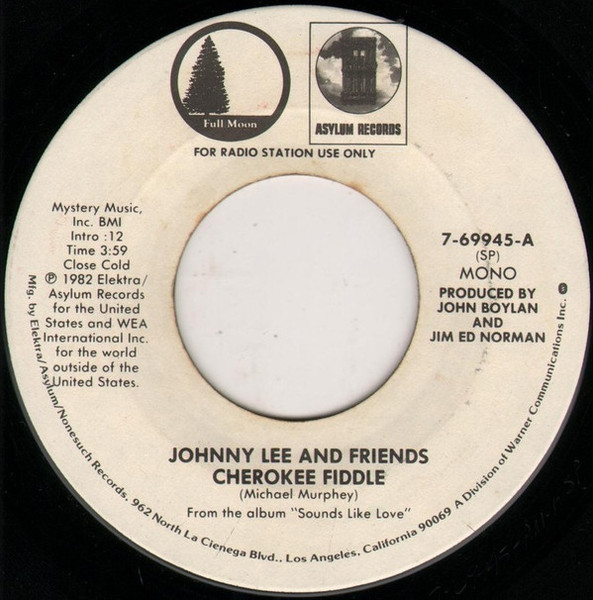 Johnny Lee (3) - Cherokee Fiddle (7", Promo)