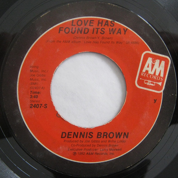 Dennis Brown - Love Has Found Its Way (7", Single)