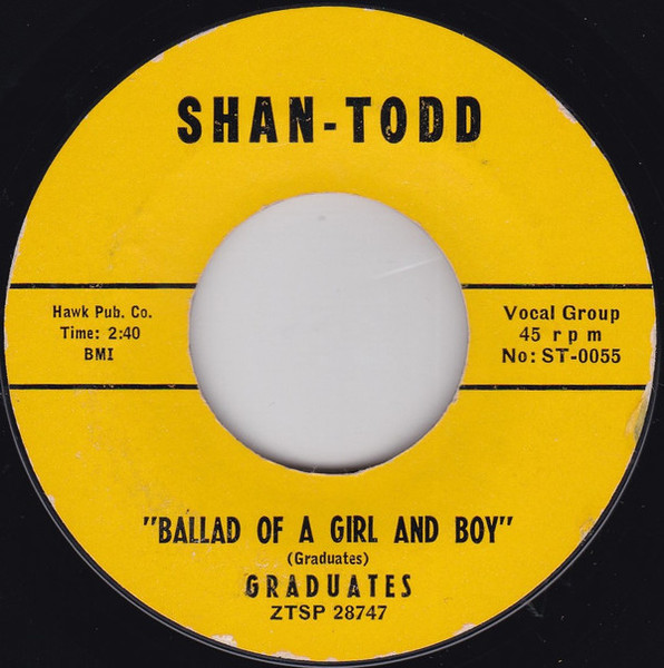 Graduates - Ballad Of A Girl And Boy (7", Single, Mono, Styrene)
