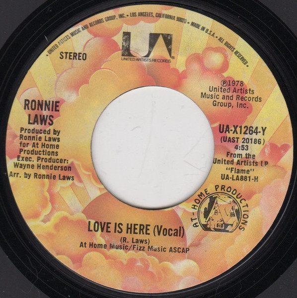 Ronnie Laws - Love Is Here / Grace (7", Ter)