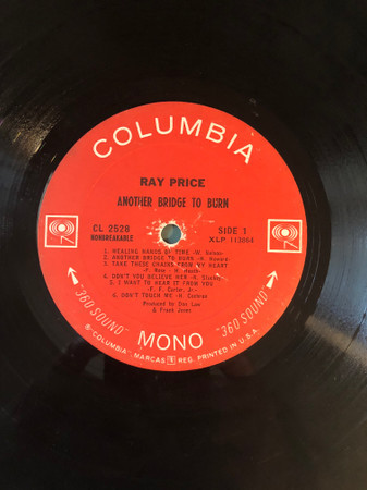 Ray Price - Another Bridge To Burn (LP, Mono)_3262919003