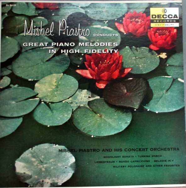Mishel Piastro - Great Piano Melodies In High Fidelity (LP, Album, Mono)_3270874409