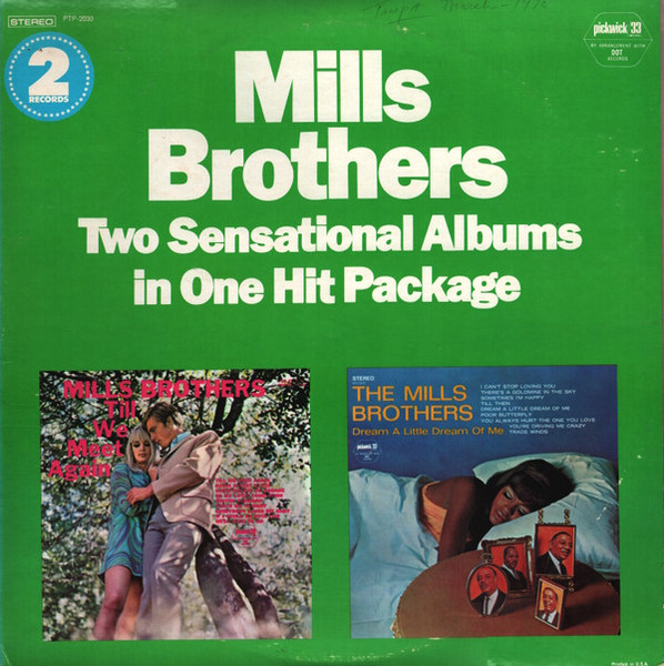 The Mills Brothers - Two Sensational Albums In One Hit Package (2xLP)