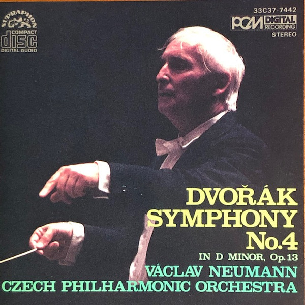 Dvorák* - Václav Neumann, Czech Philharmonic Orchestra* - Symphony No. 4 In D Minor, Op. 13 (CD, Album, pre)
