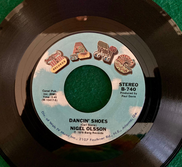 Nigel Olsson - Dancin' Shoes / Living In A Fantasy (7", Single, San)