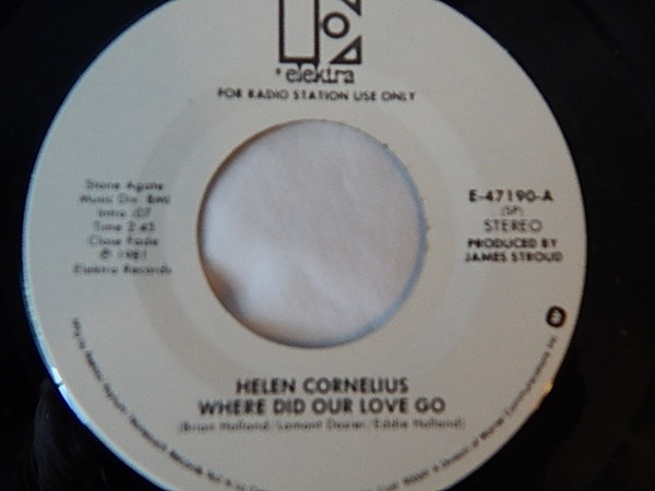 Helen Cornelius - Where Did Our Love Go / Spending Time, Making Love And Going Crazy (7", Promo)