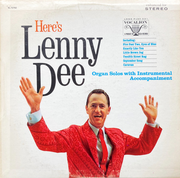 Lenny Dee (2) - Here's Lenny Dee At The Organ (LP)_3320166660