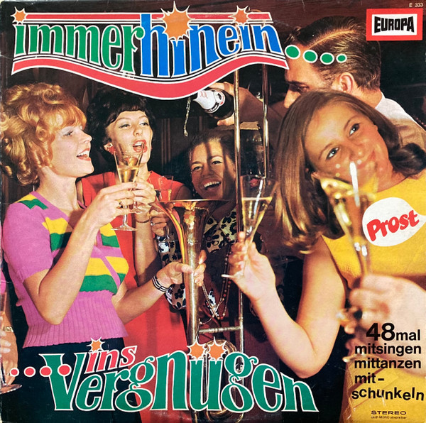 Die Sänger Von Finsterwalde, Franzl Hepp - Immer Hinein Ins Vergnügen (LP)