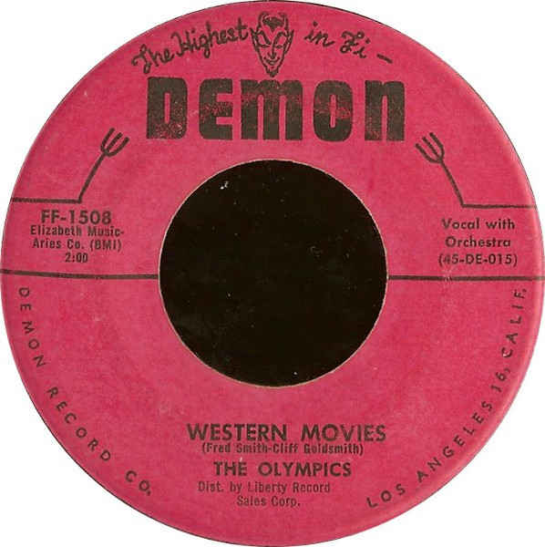 The Olympics - Western Movies (7", Single, Roc)