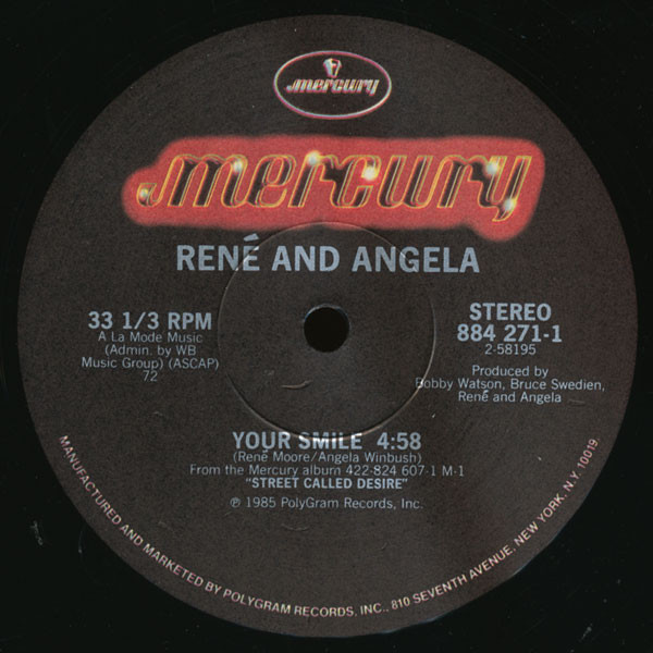 René And Angela* - Your Smile (12")