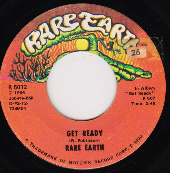 Rare Earth - Get Ready (7", Single, Ame)