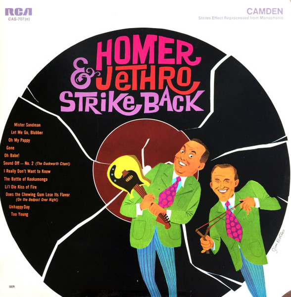 Homer & Jethro* - Homer & Jethro Strike Back (LP, Comp, RE)