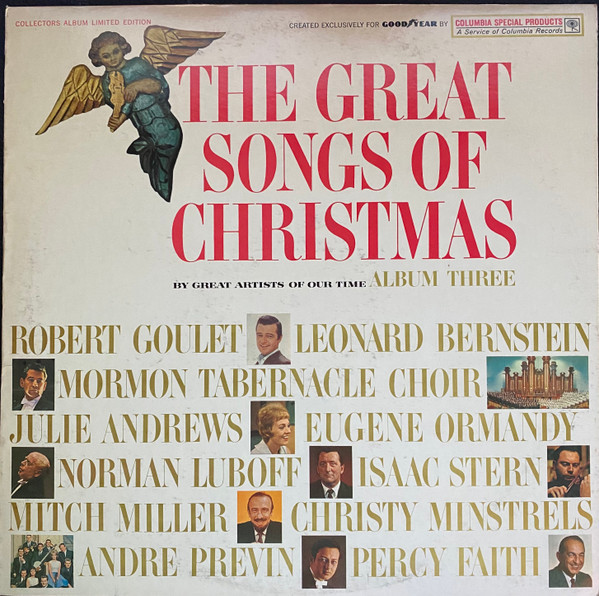 Various - The Great Songs Of Christmas (By Great Artists Of Our Time) Album Three (LP, Album, Comp, Ltd, Ter)