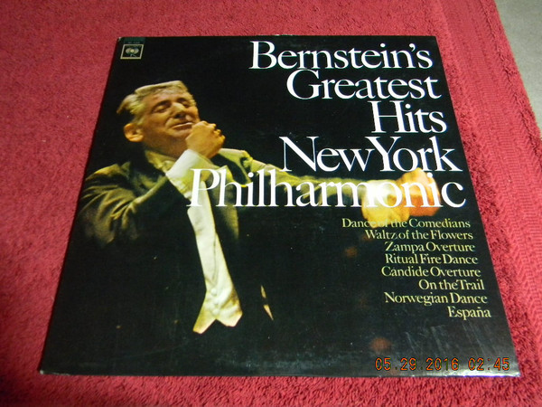 Bernstein* / New York Philharmonic Orchestra* - Bernstein's Greatest Hits (LP, Comp, Mono)