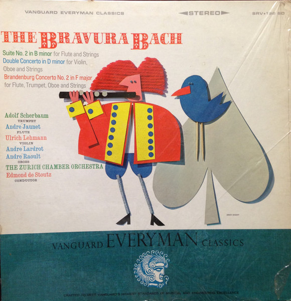 Zurich Chamber Orchestra*, Edmond De Stoutz, Adolf Scherbaum, Ulrich Lehmann, André Raoult, André Jaunet, André Lardrot - The Bravura Bach (LP, Album)