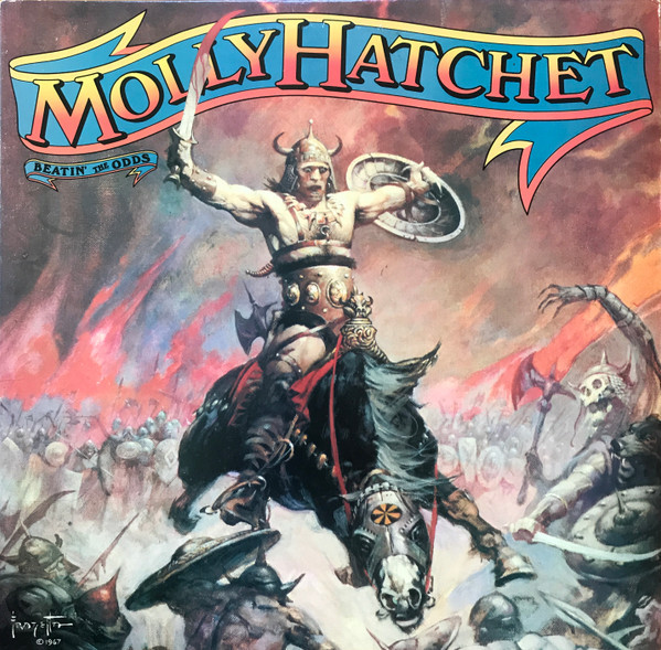 Molly Hatchet - Beatin' The Odds (LP, Album, Pit)