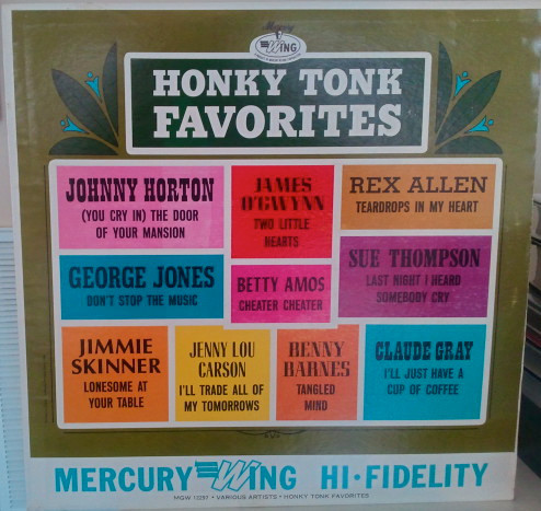 Various - Honky Tonk Favorites (LP, Comp, Mono)
