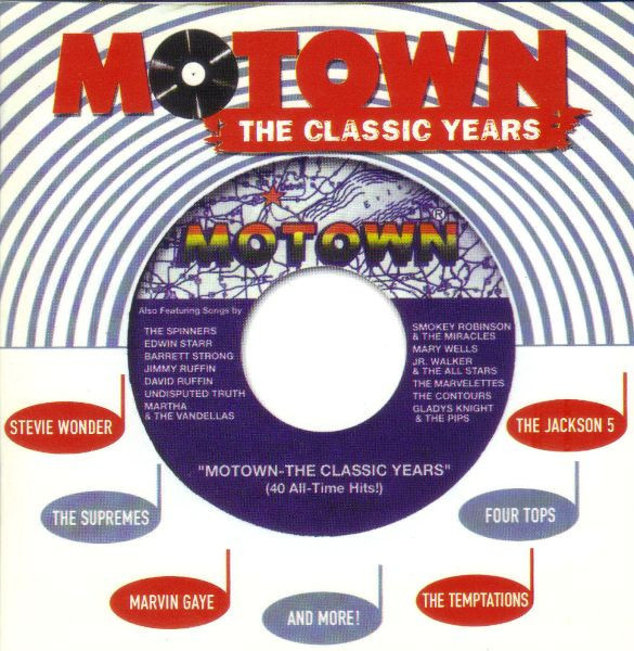 Various - Motown The Classic Years (2xCD, Comp, Club)