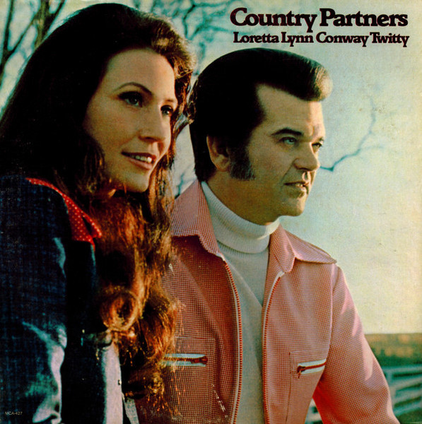 Conway Twitty & Loretta Lynn - Country Partners (LP, Album, Pin)