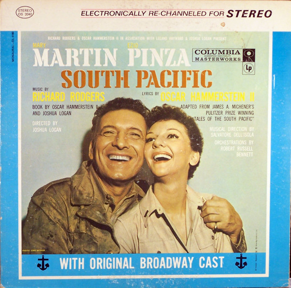 Mary Martin, Ezio Pinza, Richard Rodgers / Oscar Hammerstein II* With Original Broadway Cast* - South Pacific (LP, Album, RE, Gat)_3403909890