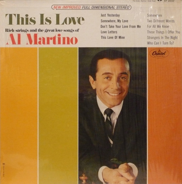 Al Martino - This Is Love (LP, Album)