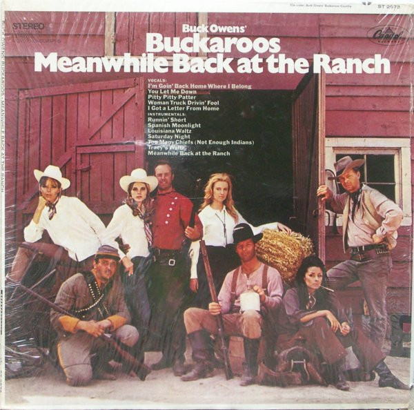 Buck Owens' Buckaroos - Meanwhile Back At The Ranch (LP, Album)
