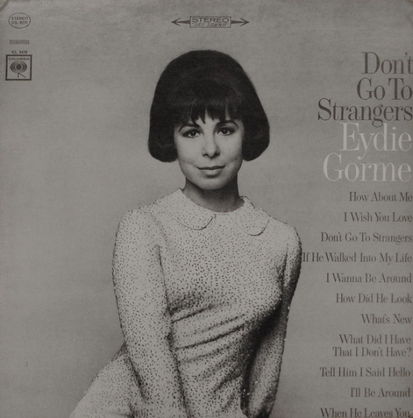 Eydie Gorme* - Don't Go To Strangers (LP, Album)_3410302347