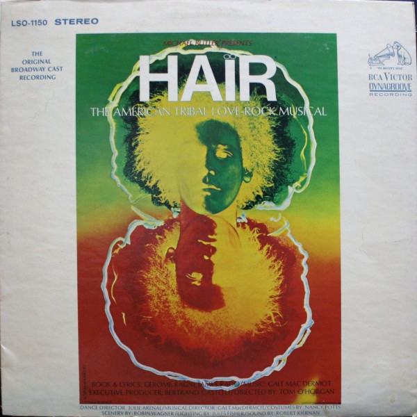 Various - Hair  (The American Tribal Love-Rock Musical) (LP, Album, RP, Roc)