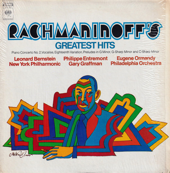 Rachmaninoff* / Leonard Bernstein / New York Philharmonic / Philippe Entremont / Gary Graffman / Eugene Ormandy / Philadelphia Orchestra* - Rachmaninoff's Greatest Hits (LP, Album, Comp)