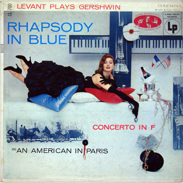 Gershwin* / Levant*, Andre Kostelanetz* - Levant Plays Gershwin (LP, Album, Mono, RE)_3410045607
