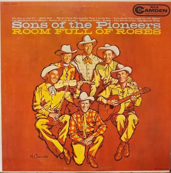 The Sons Of The Pioneers - Room Full Of Roses (LP, Album, Mono)_3409626975
