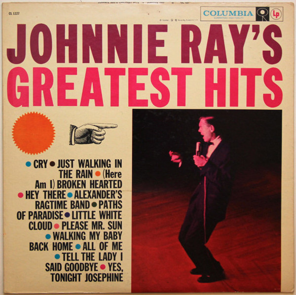 Johnnie Ray - Johnnie Ray's Greatest Hits (LP, Comp, Mono)_3413896713