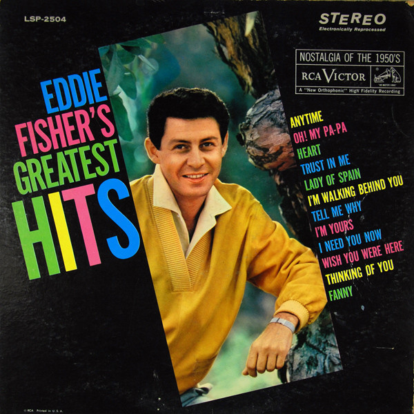 Eddie Fisher - Eddie Fisher's Greatest Hits (LP, Comp)_3413858964