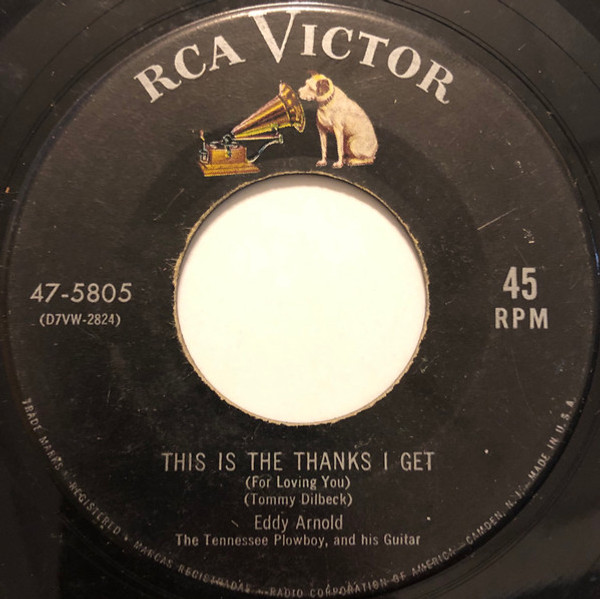 Eddy Arnold - This Is The Thanks I Get (For Loving You) (7", Single)