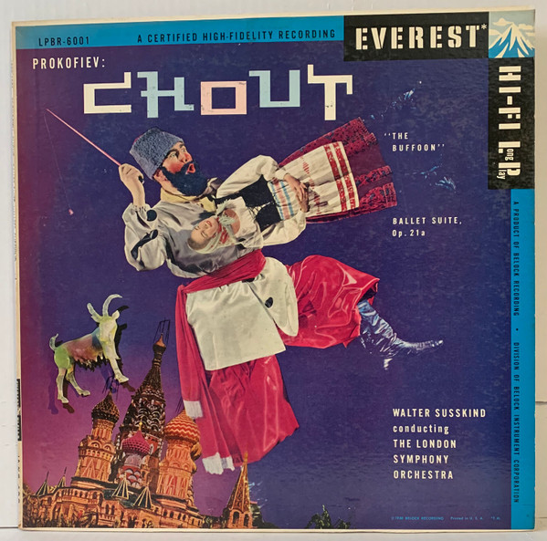 Prokofiev*, Walter Susskind, The London Symphony Orchestra* - Chout ("The Buffoon") - Ballet Suite, Op. 21a (LP, Album, Mono)