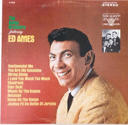 The Ames Brothers Featuring Ed Ames - The Ames Brothers Featuring Ed Ames (LP, Comp)_3432279828