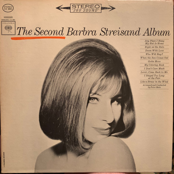 Barbra Streisand - The Second Barbra Streisand Album (LP, Album, Ter)
