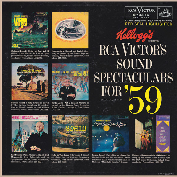 Various - RCA Victor's Sound Spectacular For '59 (LP, Comp)