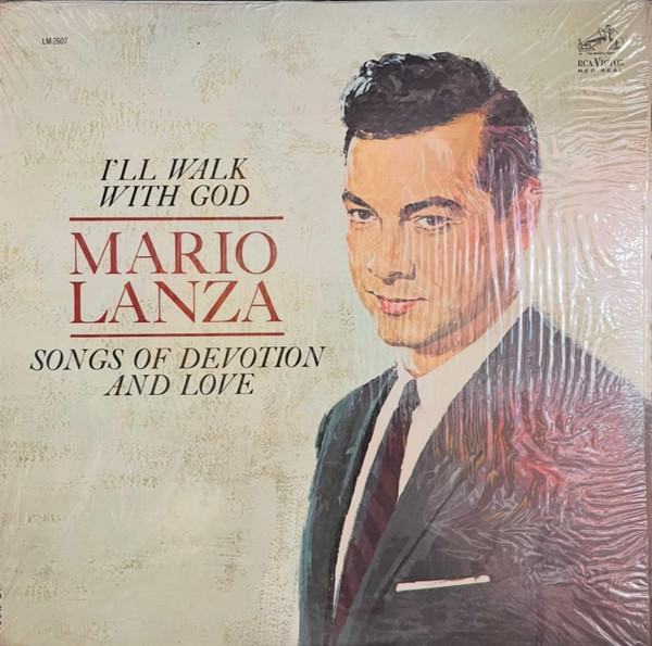 Mario Lanza - I'll Walk With God (LP, Album, Mono, RP, Ind)