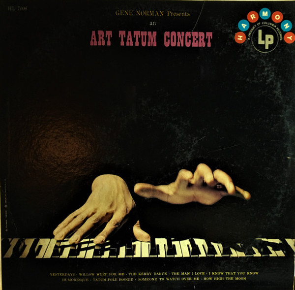 Art Tatum - Gene Norman Presents An Art Tatum Concert (LP, Mono, RE)_3440354109