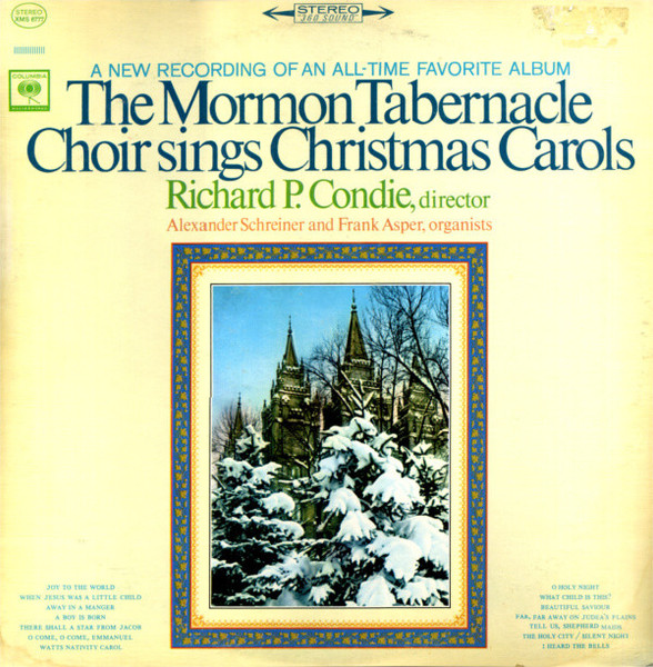 Mormon Tabernacle Choir - Sings Christmas Carols (LP, RE)