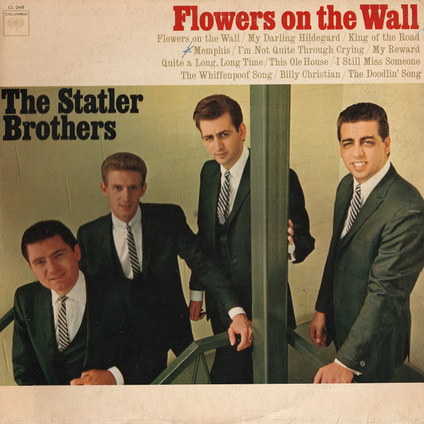The Statler Brothers - Flowers On The Wall (LP, Album, Mono, Pit)